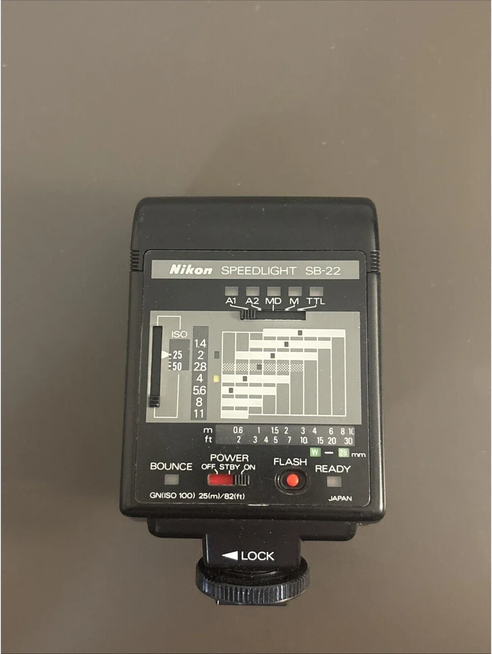 Nikon Speedlight SB-22 Shoe Mount Flash for Nikon - Works Great